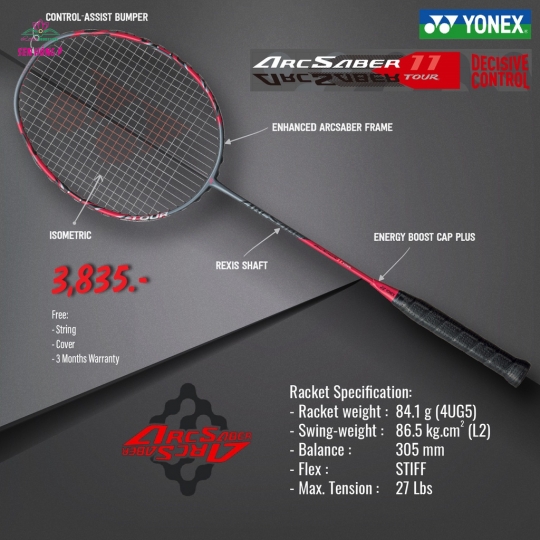 Vợt Cầu Lông Yonex Arcsaber 11 Tour