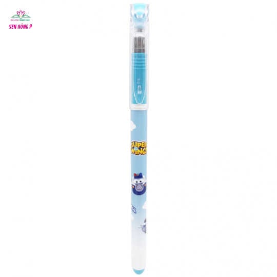 Bút Gel Super Wings 0.5 mm - Deli CG12-BL - Mực Xanh