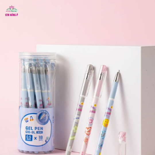 Bút Gel Deli 0.5 mm - Phiên Bản Sơn Tùng M-TP Giới Hạn - Deli G16-BL