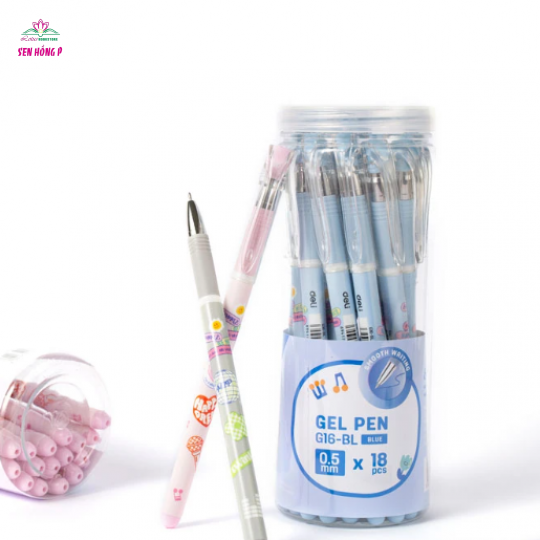 Bút Gel Deli 0.5 mm - Phiên Bản Sơn Tùng M-TP Giới Hạn - Deli G16-BL