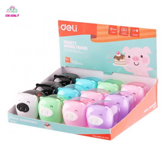 Gọt chì Deli 0557 - Chú heo con