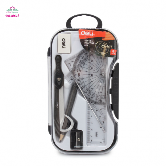 Bộ Compa Eke Dụng Cụ Học Tập Deli 8 Món G304 04