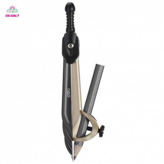 Bộ Compa Kèm Bút Chì Gỗ - Deli EG20402
