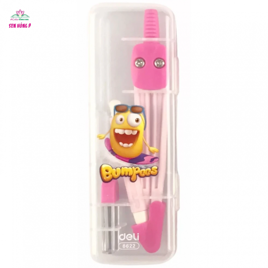 Bộ Compa + Bút Chì Kim + Ngòi Chì - Deli 8622