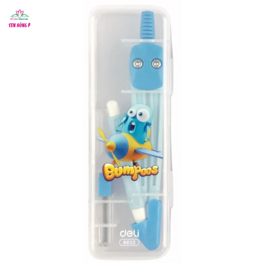 Bộ Compa + Bút Chì Kim + Ngòi Chì - Deli 8622