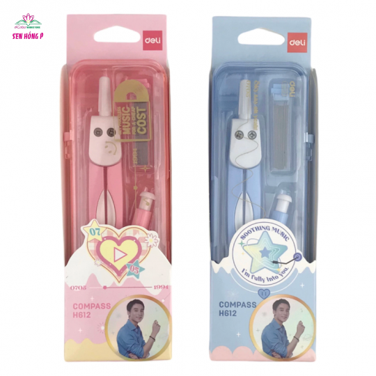 Compa Deli H612 chì bấm