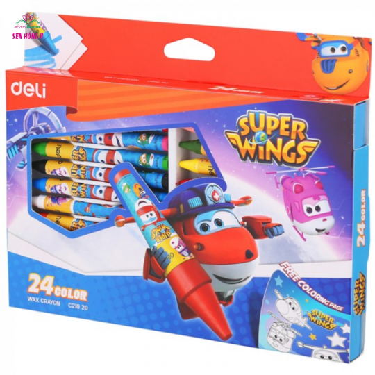 Bút Sáp 24 Màu Deli C210 20