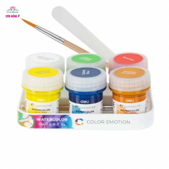Vỉ 6 Màu Nước Deli EC22