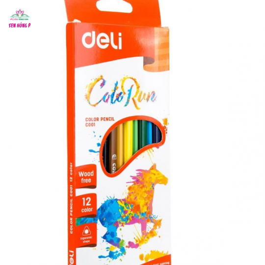 Bút Chì Màu 12 Màu - Colorun - Deli C00100