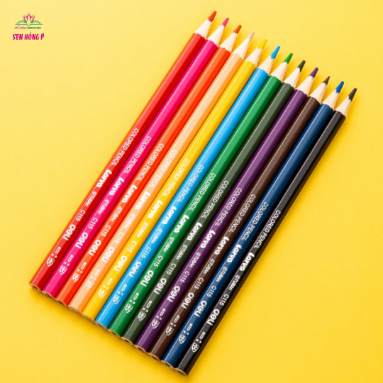 Hộp 24 Bút Chì Màu Larva - Deli EC115-24