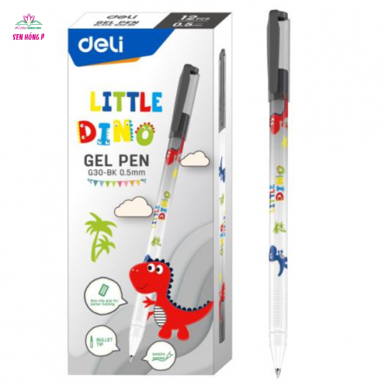 Bút Gel Deli Little Dion 0.5mm - Đen