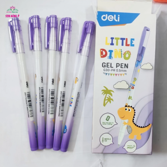 Bút Gel Deli Little Dion 0.5mm - Tím