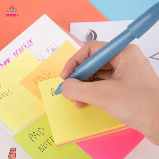 Giấy Note 3x3 (100 tờ) Neon Deli A02302