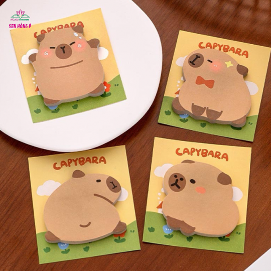 Giấy Ghi Chú Capybara 50 Tờ 