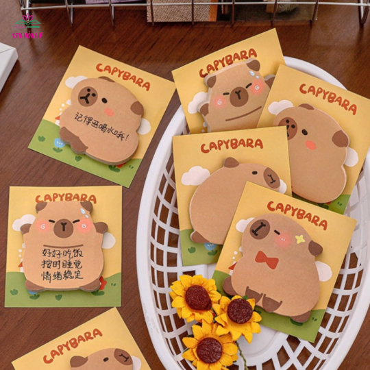 Giấy Ghi Chú Capybara 50 Tờ 