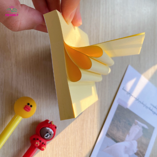 Giấy Note 3x4 WINTEX Stick Note Vàng  (100 Tờ)