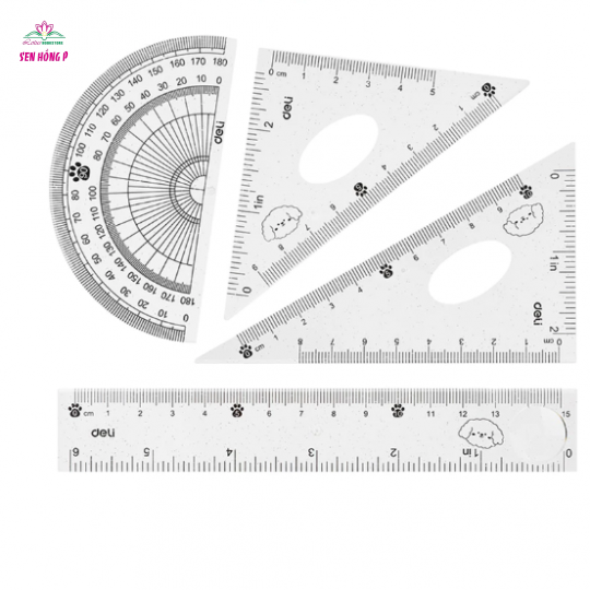 Bộ Thước 4 Món MiYou Deli H657