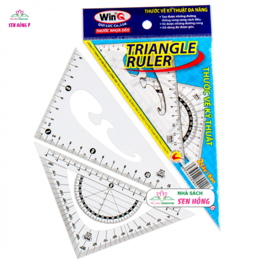 Thước Eke WinQ Lớn N06 (2 cây)