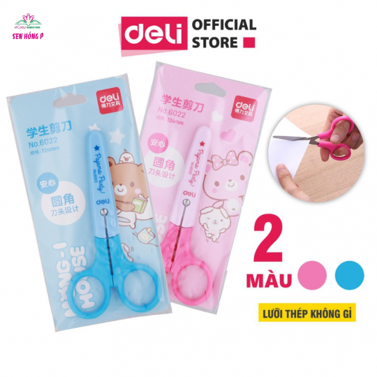 Kéo Học Sinh 124mm Deli 6022
