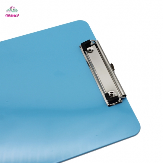 Bìa Trình Kí 1 Mặt Nhựa PS 1 Ngăn Zipper Bag - Stacom-D017S - Màu Xanh Dương
