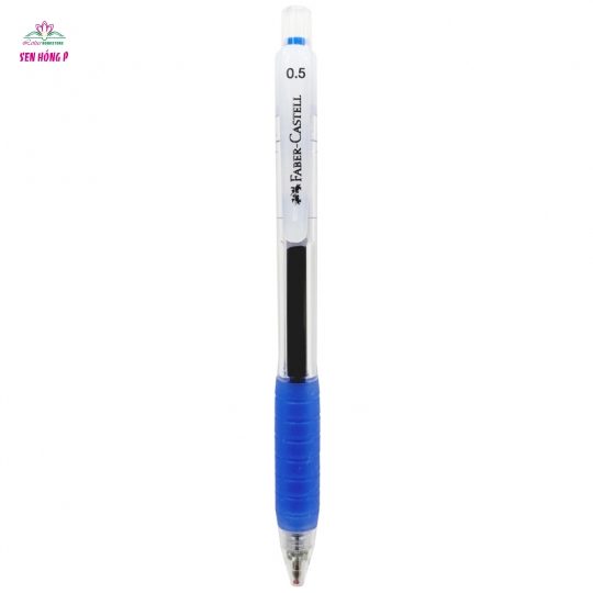 Bút Gel Bấm Fast Gel 0.5 mm - Faber-Castell 641651 - Mực Xanh