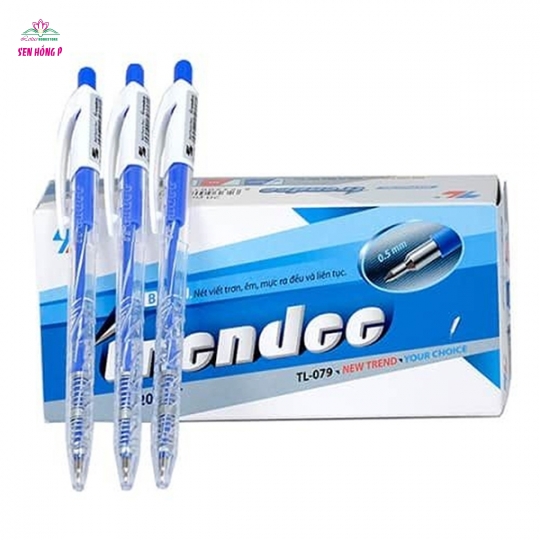 Hộp 20 Bút Bi 0.5 mm Treeden - Thiên Long TL-079 - Mực Xanh