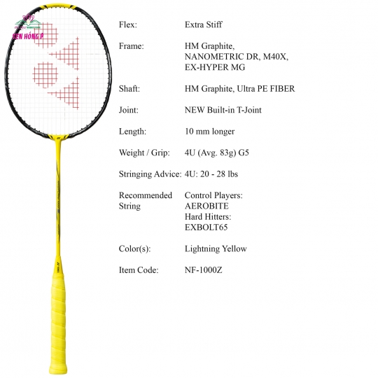 Vợt Cầu Lông Yonex Nanoflare 1000Z