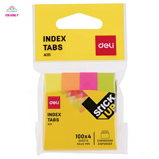 Giấy Phân Trang 4 Màu Deli A111